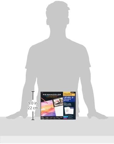 Prismacolor Technique, Art Supplies and Digital Art Lessons, Nature Drawing Set, Level 2, Includes Colored / Watercolor Pencils, Brush Markers, and More, Sunset Landscape Drawing, 27 Ct - Image 6